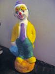 Vintage Hand Painted Sad Clown